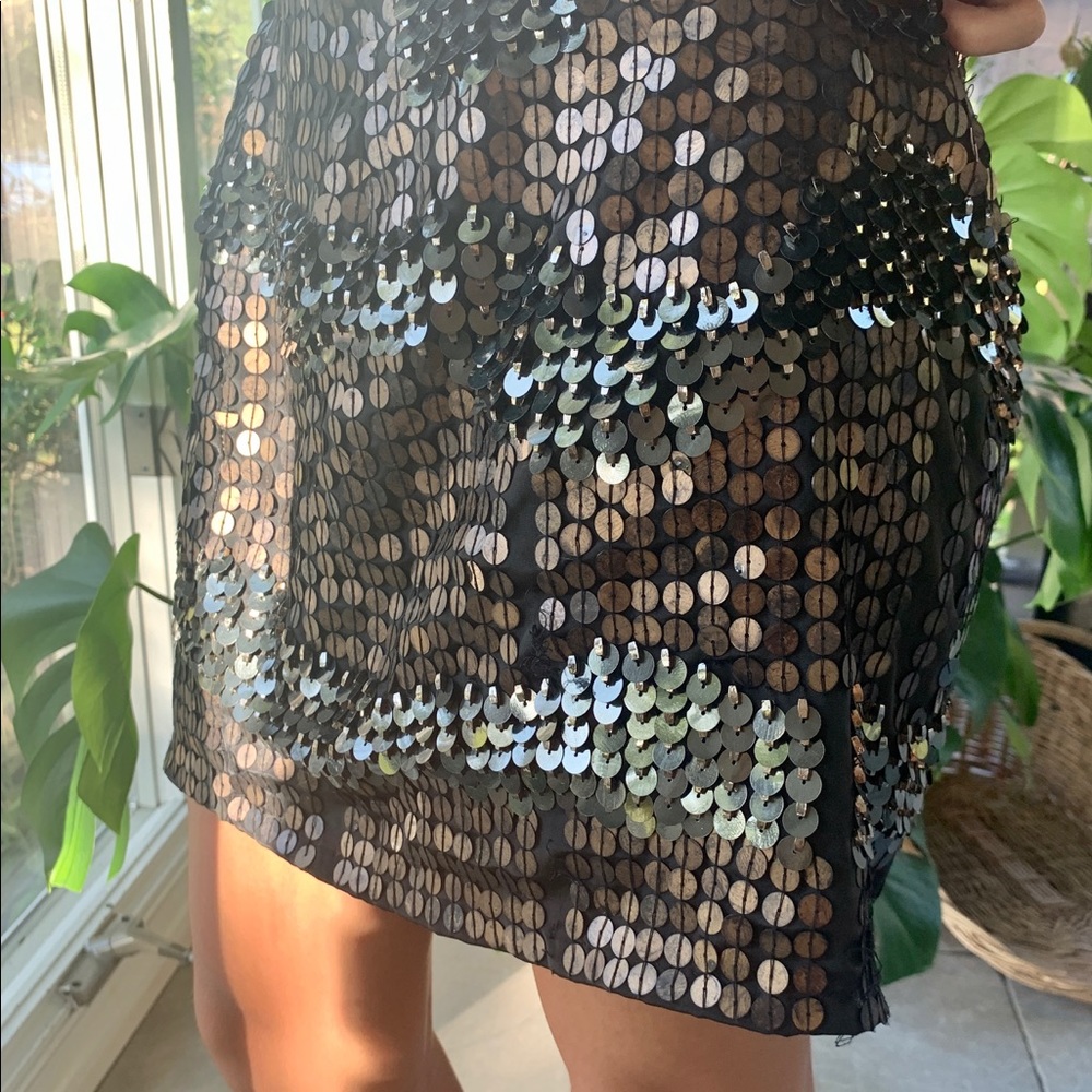 David Bitton sequined party miniskirt